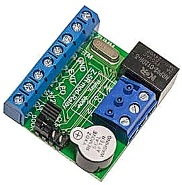 Контроллер для ключей Touch Memory DS1990А и RFID картами/брелками, без корпуса, 1364 польз.+ ключи блокировки, свет. и звуковая индикация.