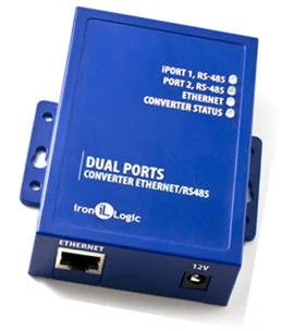 Z-397 Web, конвертер с гальванической развязкой Ethernet / RS485 x2