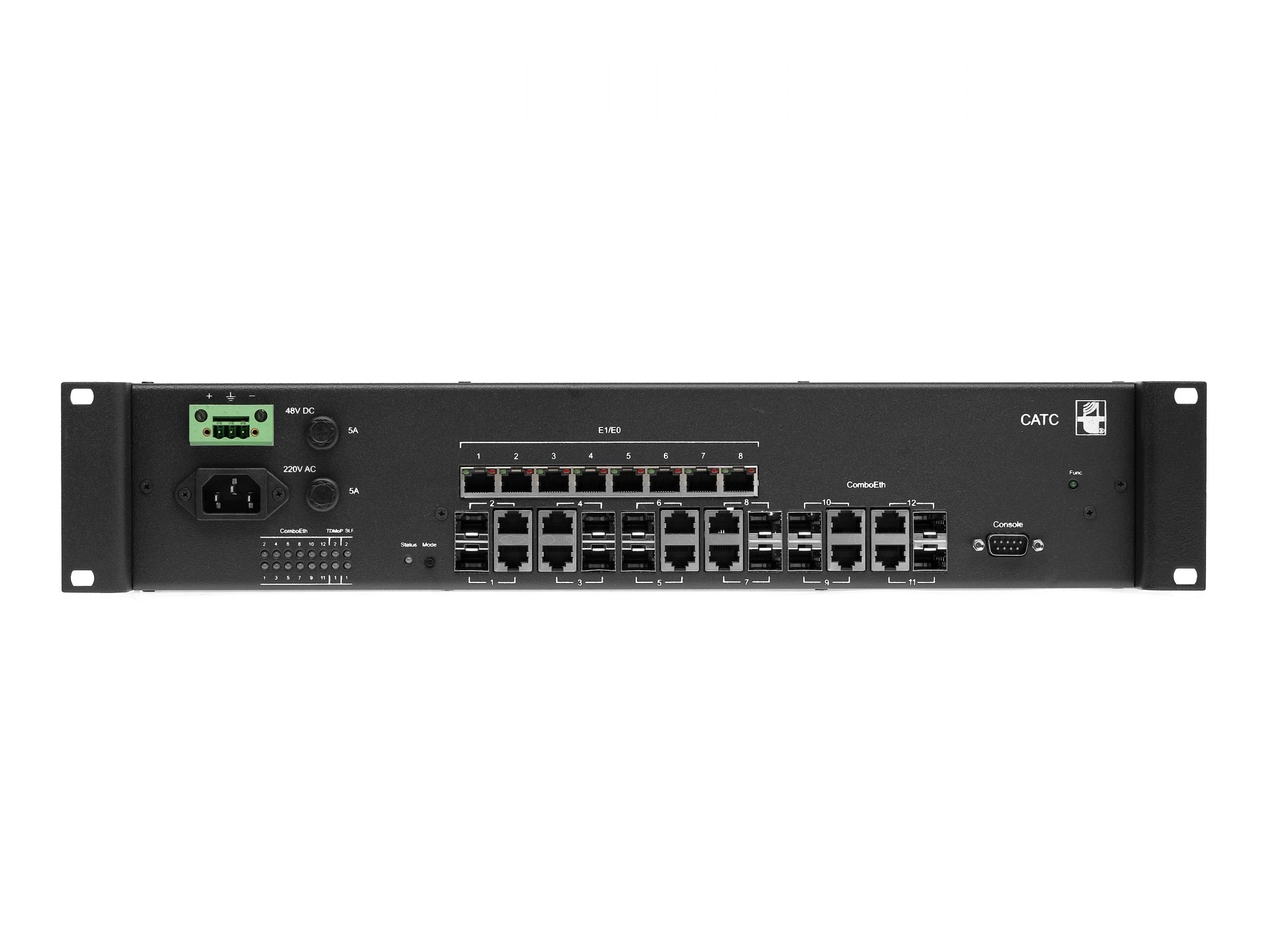 Оптик-12GE-8E0/Е1-ToP (CAТС)